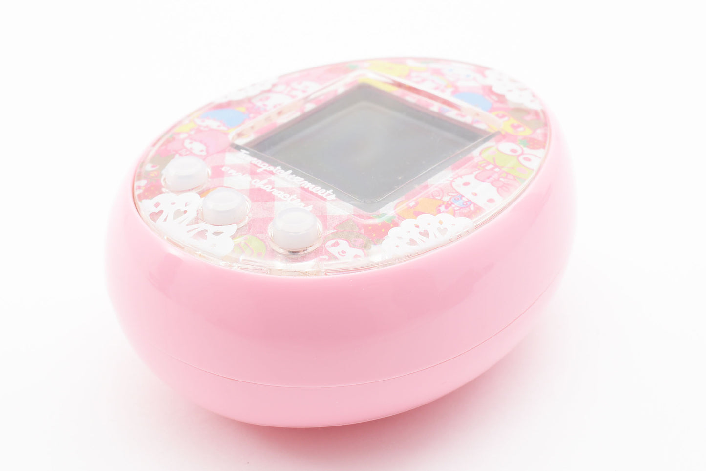 Bandai Tamagotchi Meets Sanrio Characters Meets Pink TMGC Japan tested