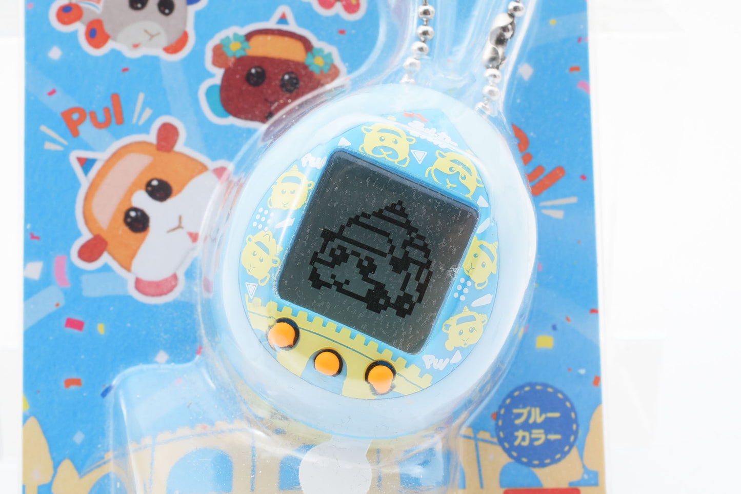 Bandai Pul Pul Molcar Tamagotchi DRIVING SCHOOL Ver. Cleam Blue Color Japan New