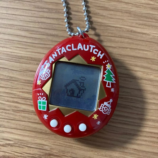 �yNotice!!�zBANDAI Tamagotchi Santa Claus Santaclautchi 1998 Red TMGC Japan tested